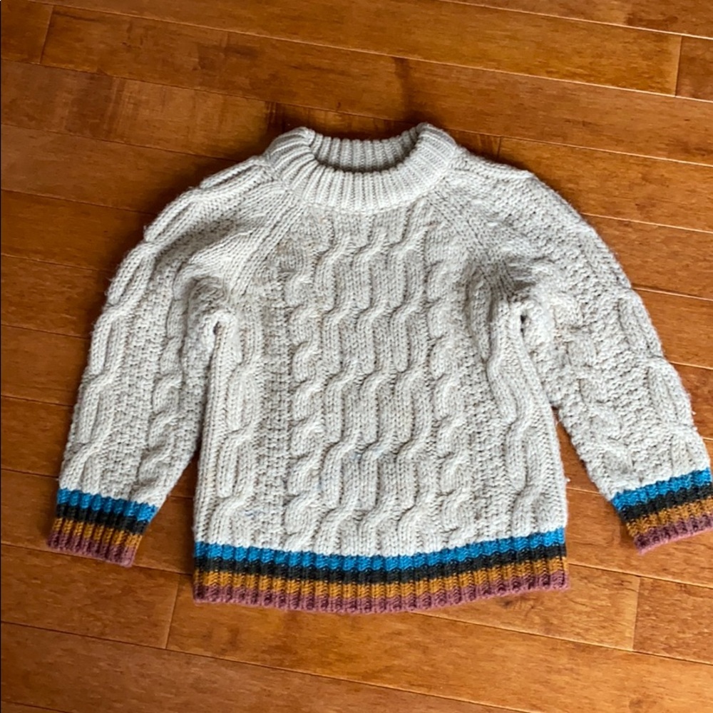 ZARA thick neutral tone sweater